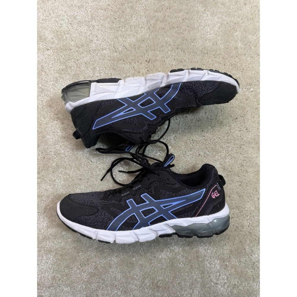 Asics Gel Quantum 90 Shoes Womens 10 Black Blue White Hiking Running Outdoor